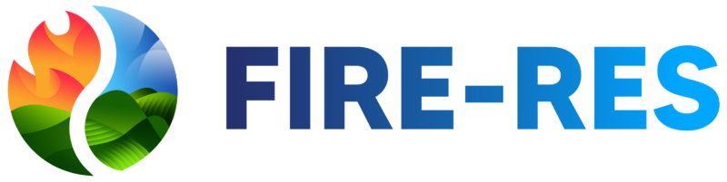 FIRE-RES, EU Horizon 2020 wildfire research programme logo